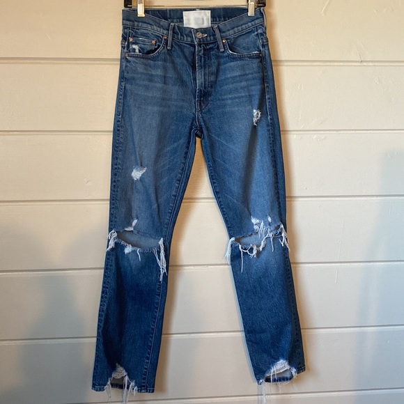 MOTHER Insider Ankle Jean in Testing The Waters Size 26 - Picture 3 of 10